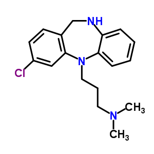 10,11-Dihydro-3-chloro-5-[3-(dimethylamino)propyl ]-5h-dibenzo[b,e][1,4]diazepine Structure,63918-62-7Structure