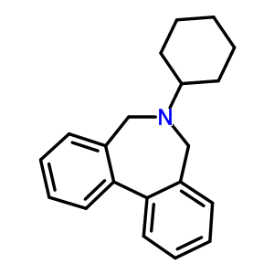 6-Cyclohexyl-6,7-dihydro-5h-dibenz[c,e]azepine Structure,63918-68-3Structure