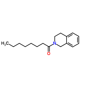 1,2,3,4-Tetrahydro-2-octanoylisoquinoline Structure,63937-47-3Structure