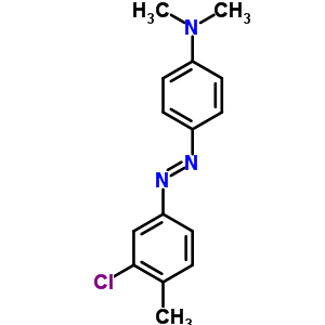 P-[(3-氯-对甲苯)氮杂]-N,N-二甲基苯胺结构式_63951-11-1结构式