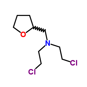 N,n-bis(2-chloroethyl)tetrahydro-2-furanmethanamine Structure,63956-95-6Structure