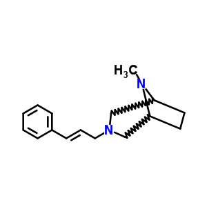 3-(3-Phenylallyl)-8-methyl-3,8-diazabicyclo[3.2.1]octane Structure,63977-91-3Structure