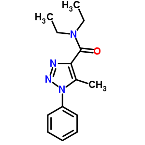 N,n-diethyl-5-methyl-1-phenyl-1h-1,2,3-triazole-4-carboxamide Structure,63979-27-1Structure