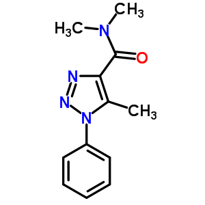 5,N,n-trimethyl-1-phenyl-1h-1,2,3-triazole-4-carboxamide Structure,63979-29-3Structure