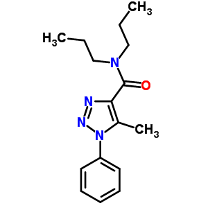 5-Methyl-n,n-dipropyl-1-phenyl-1h-1,2,3-triazole-4-carboxamide Structure,63979-30-6Structure