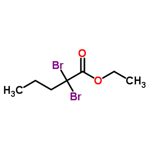 2,2-Dibromovaleric acid ethyl ester Structure,63979-44-2Structure