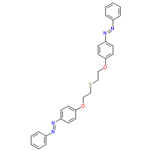 Bis[2-(p-phenylazophenoxy)ethyl ] sulfide Structure,63979-96-4Structure