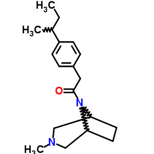 8-(P-isobutylphenylacetyl)-3-methyl-3,8-diazabicyclo[3.2.1]octane Structure,63990-63-6Structure