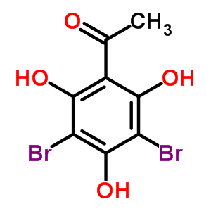 3’,5’-Dibromo-2’,4’,6’-trihydroxyacetophenone Structure,63990-67-0Structure