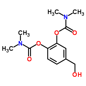 3,4-Bis(n,n-dimethylcarbamoyloxy)benzyl alcohol Structure,63991-35-5Structure