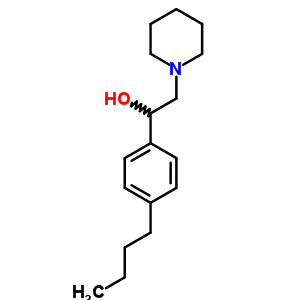 4-Butyl-α-(piperidinomethyl)benzyl alcohol Structure,63991-41-3Structure