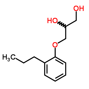 3-(O-propylphenoxy)-1,2-propanediol Structure,63991-78-6Structure