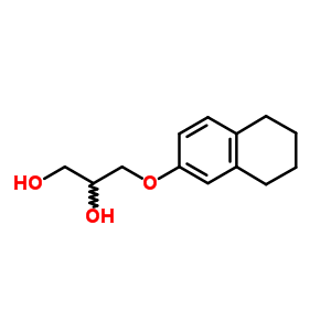 3-(5,6,7,8-Tetrahydronaphthalen-2-yloxy)-1,2-propanediol Structure,63991-84-4Structure