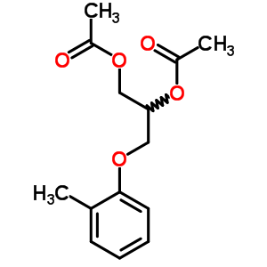 3-(O-tolyloxy)-1,2-propanediol diacetate Structure,63991-86-6Structure