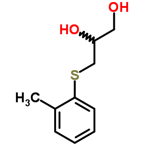 3-(O-tolylthio)-1,2-propanediol Structure,63991-88-8Structure