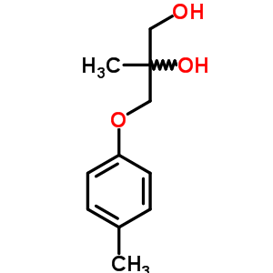 2-Methyl-3-(p-tolyloxy)-1,2-propanediol Structure,63991-98-0Structure