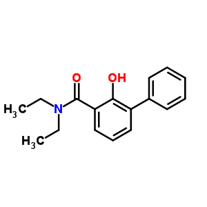 N,n-diethyl-2-hydroxy-1,1’-biphenyl-3-carboxamide Structure,63992-45-0Structure