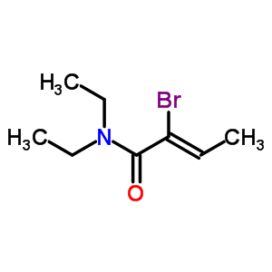 N,n-diethyl-2-bromo-2-butenamide Structure,63992-51-8Structure