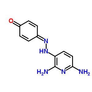 4-[2-(2,6-二氨基-3-吡啶)二氮杂烯]-苯酚结构式_64000-76-6结构式