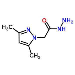 2-(3,5-Dimethyl-1h-pyrazol-1-yl)acetohydrazide Structure,64019-58-5Structure