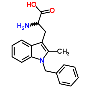 (αs)-α-amino-1-benzyl-2-methyl-1h-indole-3-propionic acid Structure,64024-05-1Structure