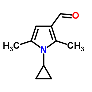 1H-Pyrrole-3-carboxaldehyde,1-cyclopropyl-2,5-dimethyl-(9ci) Structure,640264-45-5Structure