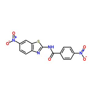 N-(6-nitrobenzothiazol-2-yl)-4-nitrobenzamide Structure,64036-74-4Structure