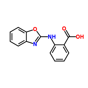 2-[(Benzoxazol-2-yl)amino]benzoic acid Structure,64037-17-8Structure