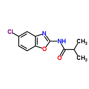 2-Methyl-n-(5-chlorobenzoxazol-2-yl)propionamide Structure,64037-19-0Structure