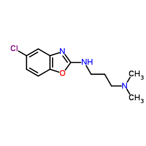 5-氯-n-[3-(二甲基氨基)丙基]-2-苯并噁唑胺结构式_64037-21-4结构式