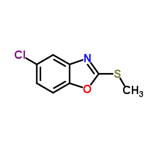 5-Chloro-2-(methylthio)benzoxazole Structure,64037-25-8Structure