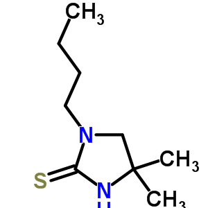 1-Butyl-4,4-dimethyl-2-imidazolidinethione Structure,64037-62-3Structure