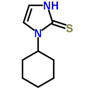 1-Cyclohexyl-2-mercaptoimidazole Structure,64038-58-0Structure