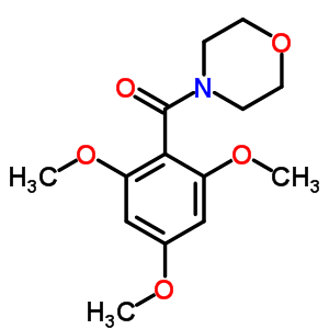 4-(2,4,6-Trimethoxybenzoyl)morpholine Structure,64038-97-7Structure