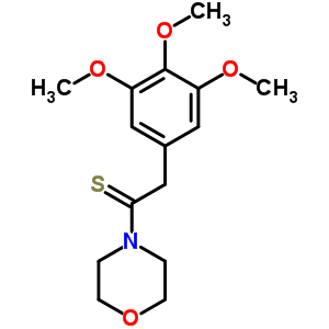 4-[(3,4,5-Trimethoxyphenyl)thioacetyl ]morpholine Structure,64039-00-5Structure