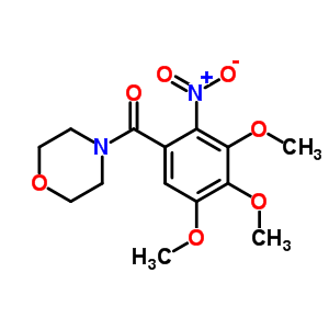 4-(2-Nitro-3,4,5-trimethoxybenzoyl)morpholine Structure,64039-13-0Structure