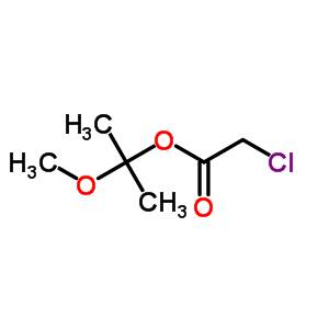 Chloroacetic acid 1-methoxy-1-methylethyl ester Structure,64046-46-4Structure