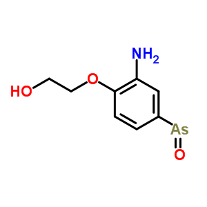 [3-氨基-4-(2-羟基乙氧基)苯基]胂氧化物结构式_64048-94-8结构式