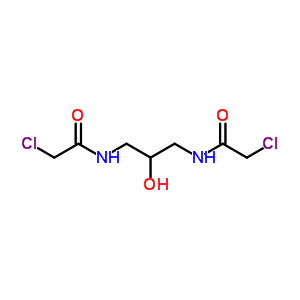 N,n-(2-hydroxytrimethylene)bis(chloroacetamide) Structure,64049-31-6Structure