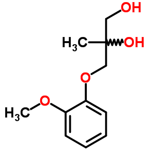 3-(O-methoxyphenoxy)-2-methyl-1,2-propanediol Structure,64049-42-9Structure