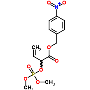 二甲基 1-(4-硝基苄氧羰基)-1-丙烯-2-基磷酸酯结构式_64050-55-1结构式