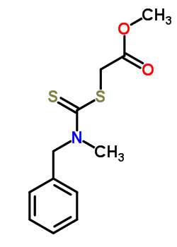 [[[Methyl(phenylmethyl)amino]thioxomethyl]thio]acetic acid methyl ester Structure,64057-87-0Structure