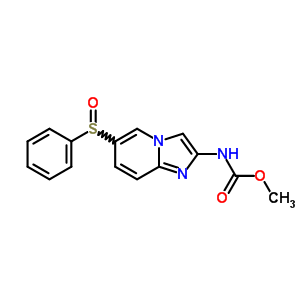 Methyl 6-(phenylsulfinyl)h-imidazo[1,2-a]pyridin-2-ylcarbamate Structure,64064-54-6Structure