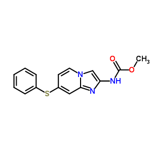 (5-苯基磺酰基-咪唑并[1,2-a]吡啶-2-基)-氨基甲酸甲酯结构式_64064-60-4结构式