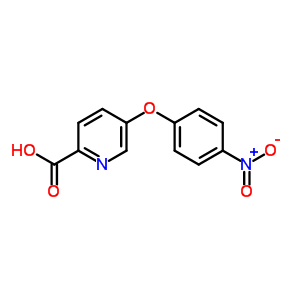 5-(4-Nitrophenoxy)-2-pyridinecarboxylic acid Structure,64064-64-8Structure