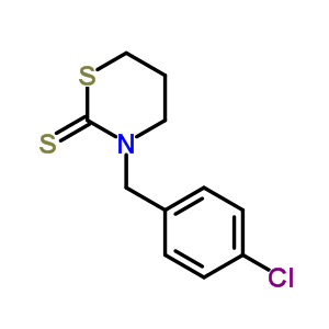 3-[(4-Chlorophenyl)methyl]-1,3-thiazinane-2-thione Structure,64067-76-1Structure