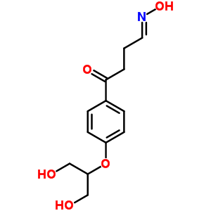 3-[P-(4-hydroxyiminobutyryl)phenoxy]-1,2-propanediol Structure,64070-74-2Structure