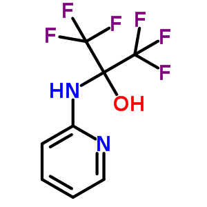 1,1,1,3,3,3-六氟-2-(2-吡啶氨基)-2-丙醇结构式_64139-77-1结构式