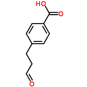 4-(3-氧代丙基)-苯甲酸结构式_641637-85-6结构式