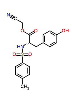 N-(p-tolylsulfonyl)-l-tyrosine cyanomethyl ester Structure,64187-18-4Structure